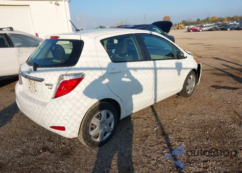 2013 Toyota Yaris Le from USA, damaged, VIN JTDKTUD39DD557029